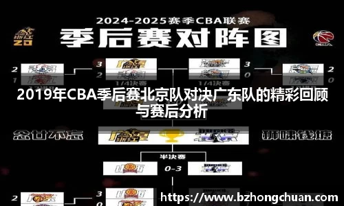 2019年CBA季后赛北京队对决广东队的精彩回顾与赛后分析